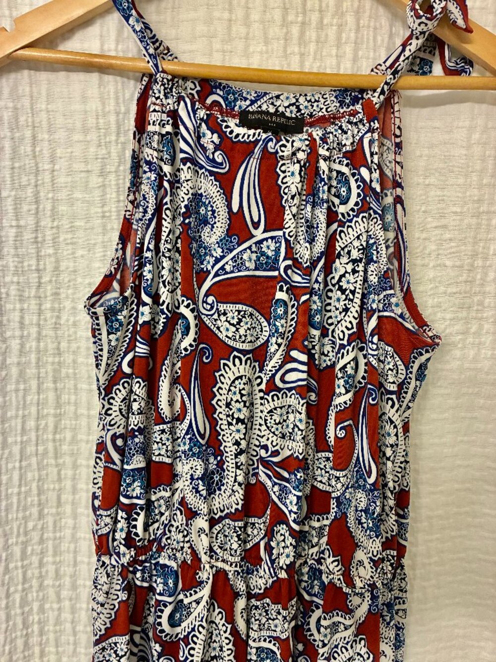 Banana Republic SIZE M Paisley Sleeveless Dress